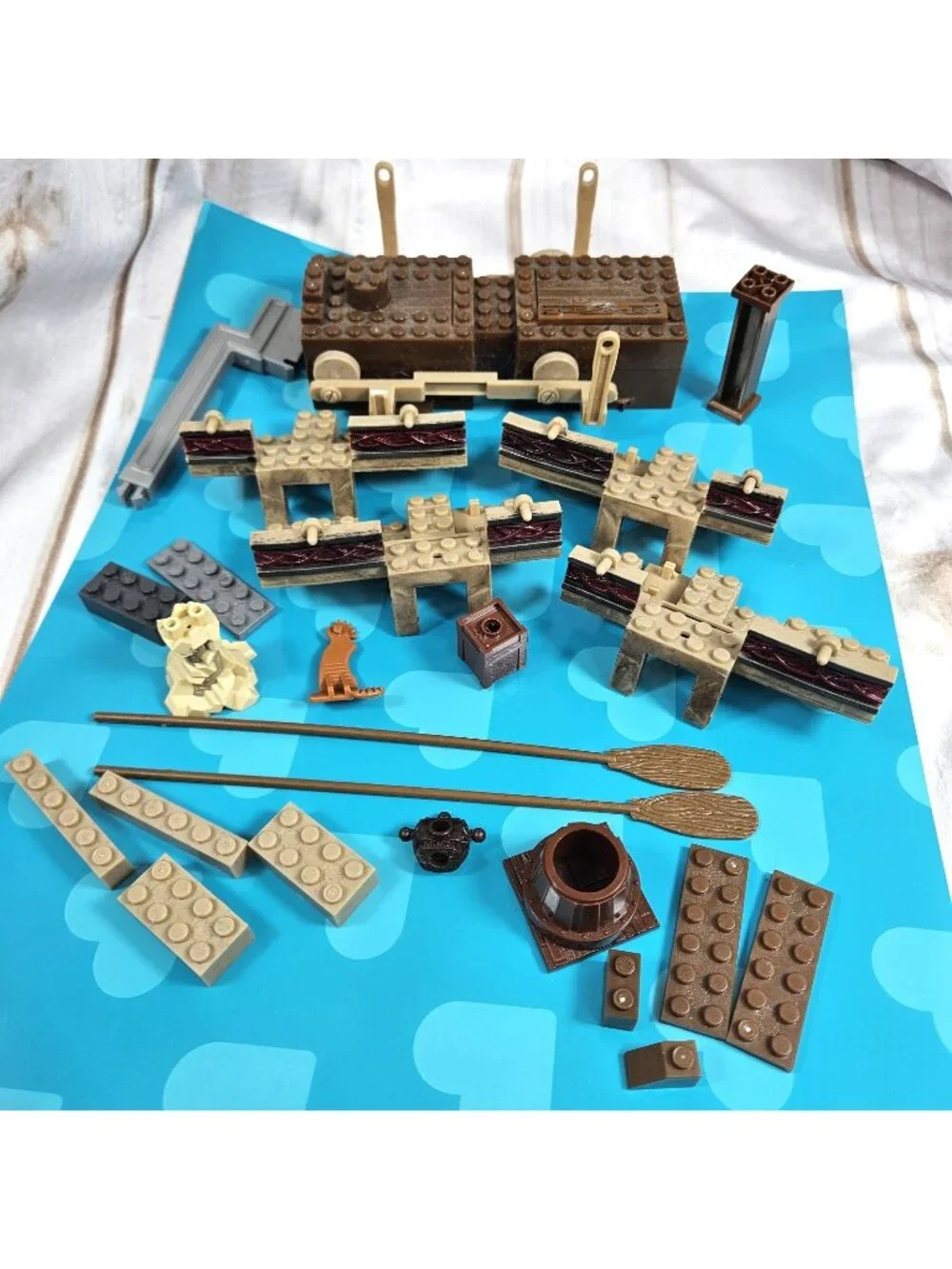 Mega Bloks Legends King Arthur Attack Action Warship 96120 Parts Replacements